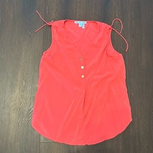Draper James pink blouse